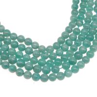Perles amazonite, Rond, poli, DIY & normes différentes pour le choix, vert, Vendu par brin