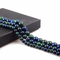 Perle Phenix en lapis Lazuli , Rond, poli, DIY & normes différentes pour le choix Environ 15.7 pouce, Vendu par brin