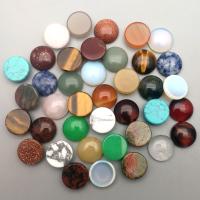 Gemstone Cabochons, Natural Stone, Round, polished, DIY 14mm 