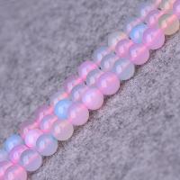 Agate perle teints, Rond, Oindre, DIY & normes différentes pour le choix Environ 39 cm, Vendu par brin