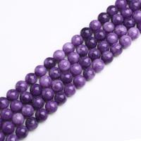 Natürliche Charoit Perlen, rund, DIY & verschiedene Größen vorhanden, violett, Länge:ca. 39 cm, verkauft von Strang