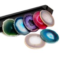 Cup Pad, Agate, Round, fashion jewelry & Unisex 60-80mm 