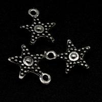 Stainless Steel Star Pendant, plated & DIY, metallic color plated, 12*10*3mm 