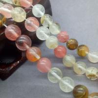Wassermelone Perle, rund, poliert, verschiedene Größen vorhanden, Länge:ca. 15 ZollInch, verkauft von Strang