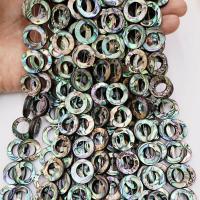 Abalone Shell Beads, Donut & DIY, 18mm