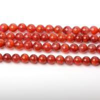 Perles Agates rouges naturelles, Yunnan agate rouge, Rond, DIY & normes différentes pour le choix, plus de couleurs à choisir Environ 39 cm, Vendu par brin