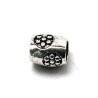 Zinc Alloy Large Hole Beads, antique silver color plated, DIY 