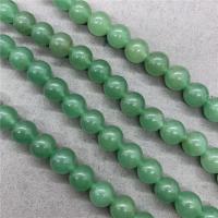 Perle en aventurine verte, Rond, poli, normes différentes pour le choix Environ 15 pouce, Vendu par brin