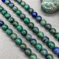 Jaspis Stein Perlen, Lapislazuli Phönix, rund, poliert, verschiedene Größen vorhanden, Länge:ca. 15 ZollInch, verkauft von Strang