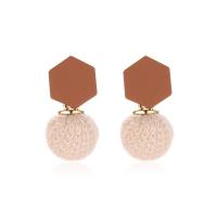 Zinc Alloy Drop Earring, with Caddice, plated, for woman 