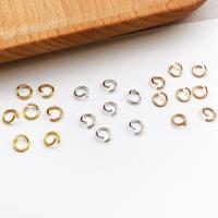 Brass Ring Jump Abierta, metal, chapado, Bricolaje & diverso tamaño para la opción, más colores para la opción, 100PCs/Bolsa, Vendido por Bolsa