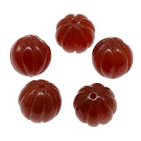 Perles Agates rouges naturelles, agate rouge, larme, poli, DIY, rouge, 11*16mm, Vendu par PC