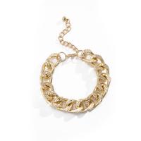 CCB Plastic Bracelets, Copper Coated Plastic, with 1.96 inch extender chain, plated, for woman Approx 6.2 Inch 