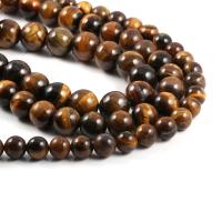 Tigerauge Perle, rund, DIY & verschiedene Größen vorhanden, verkauft von Strang