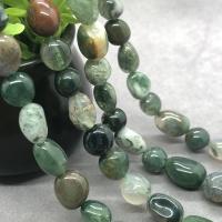 Natural Indian Agate Beads, irregular, polished, DIY 