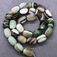 Natural Malachite Agate Beads, Drum, polished, DIY pink 
