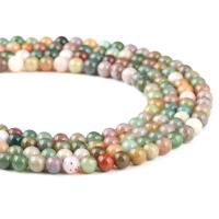 Natürliche Indian Achat Perlen, Indischer Achat, rund, DIY & verschiedene Größen vorhanden, verkauft von Strang