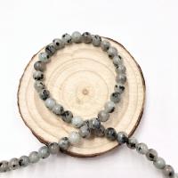 Lotus Jaspis Perlen, Lotos Jaspis, rund, verschiedene Größen vorhanden, Länge:ca. 15 ZollInch, verkauft von Strang