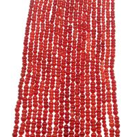 Perles en corail naturel, poli, DIY, plus de couleurs à choisir, 8*6mm, Vendu par brin