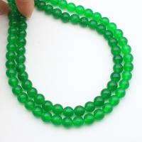 Perle en aventurine verte, Rond, poli, DIY & normes différentes pour le choix, vert, Vendu par brin