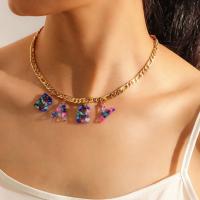 Resin Zinc Alloy Necklace, with Resin, fashion jewelry 