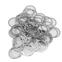 Закрытое кольцо из нержавеющей стали, Нержавеющая сталь 304, Кольцевая форма, DIY, оригинальный цвет внутренний диаметр:Приблизительно 20mm, продается PC