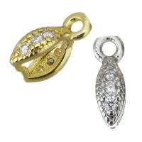 Brass Pinch Bail, fashion jewelry & micro pave cubic zirconia & for woman 1mm Approx 1.5mm 