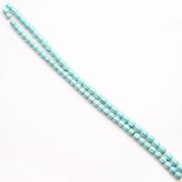 Synthetische Türkis Perlen, poliert, DIY & verschiedene Größen vorhanden, Türkisblau, verkauft von Strang