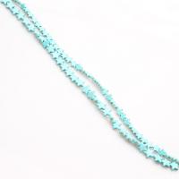 Synthetische Türkis Perlen, Stern, poliert, DIY & verschiedene Größen vorhanden, Türkisblau, verkauft von Strang