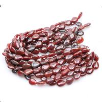 Natural Lace Agate Beads, Teardrop, polished, DIY, red 