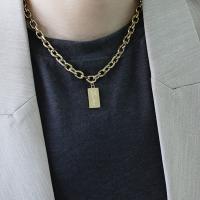 Titanium Steel Jewelry Necklace, fashion jewelry 41cm 