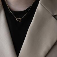 Titanium Steel Jewelry Necklace, fashion jewelry & for woman 41+5cm 