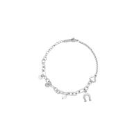 Aluminum Bracelets, with 1.18 inch extender chain, plated & for woman Approx 6.69 Inch 
