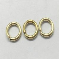 Brass Open Jump Ring, plated 