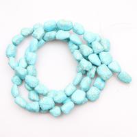 Synthetic Turquoise Beads, Synthetic Blue Turquoise, polished, DIY dark green 