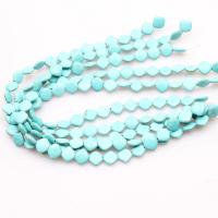 Synthetic Turquoise Beads, Synthetic Blue Turquoise, polished, DIY, dark green 