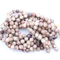 Perles agates effloresces naturelles , agate effleurant, Rond, poli, DIY & normes différentes pour le choix, Vendu par brin