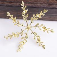 Brass Hair Accessories DIY Findings, Branch, plated 