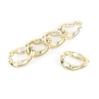 Plastic Linking Ring, gold color plated, DIY, gold 