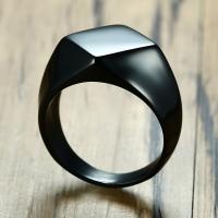 Нержавеющая сталь Человек палец кольцо, нержавеющая сталь, Ромб, ювелирные изделия моды & разный размер для выбора & Мужский, Много цветов для выбора, 16mm, продается PC