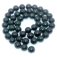 Green Goldstone Beads, Round, polished, DIY green 