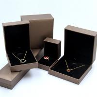 Jewelry Gift Box, Leatherette Paper gold 