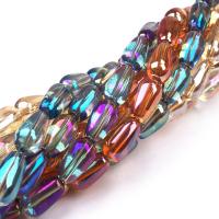 Glass Beads, Teardrop, plated, DIY 