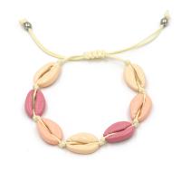 Fashion Zinc Alloy Bracelets, with Cotton Thread, fashion jewelry 16-26cm 