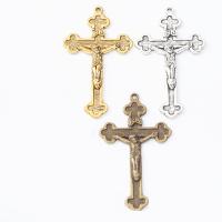 Zinc Alloy Cross Pendants, fashion jewelry & DIY 