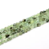 Prehnite Beads, Natural Prehnite, polished, DIY green 