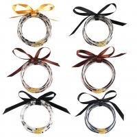 Plastic Jewelry Bracelet, with leather cord, fashion jewelry & multilayer 6.5 cm   7.5cm   6MM 