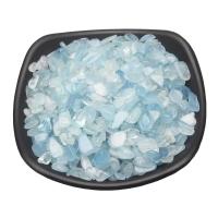Gemstone Chips, Aquamarine & no hole 
