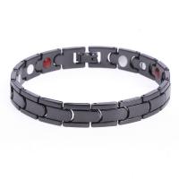 Fashion Jewelry Bracelet, Copper Alloy, with Magnet, plated, for man 