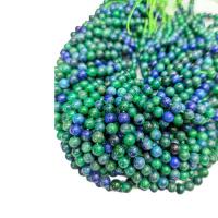 Jaspis Stein Perlen, Lapislazuli Phönix, rund, poliert, DIY & verschiedene Größen vorhanden, Malachitgrün, verkauft von Strang